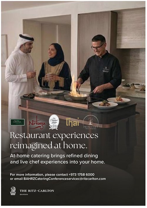 The Chef Comes Home: The Ritz-Carlton, Bahrain Debuts Elite At-Home Culinary Experiences